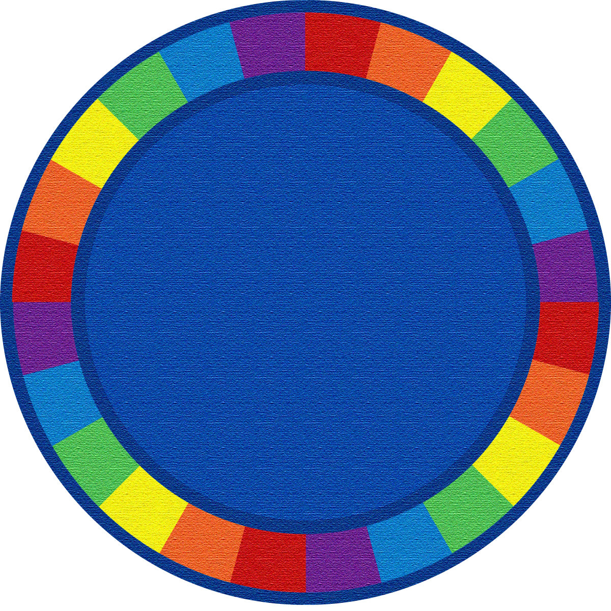 Simple Circle Rug Circle Classroom Rugs - Guaranteed For Life – KidCarpet.com