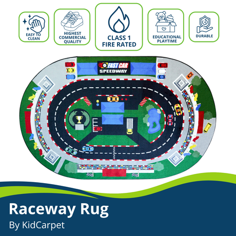 Raceway Rug - KidCarpet.com