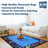 Alphabet Bubbles Classroom Rug - KidCarpet.com