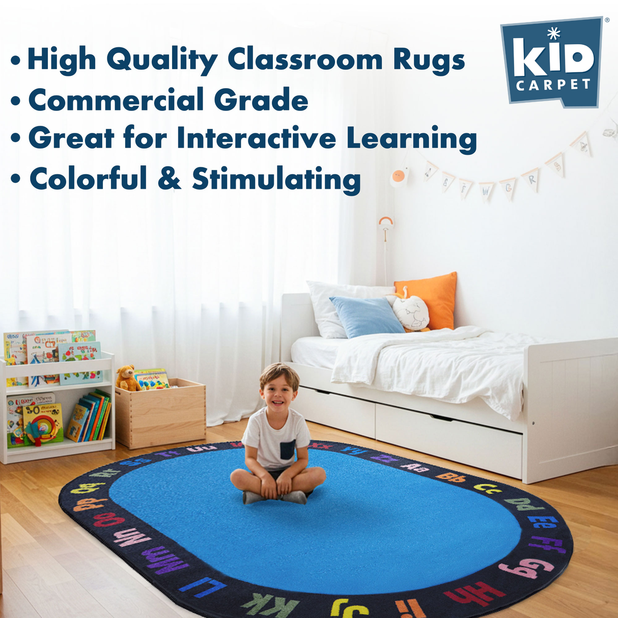 Learning My Alphabet Circletime Rug - KidCarpet.com