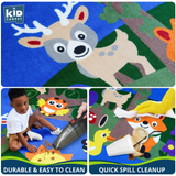 Forest Alphabet Learning Rug - KidCarpet.com