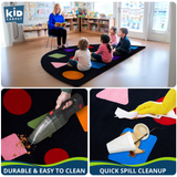 Shapes Seating Semicircle Rug - KidCarpet.com