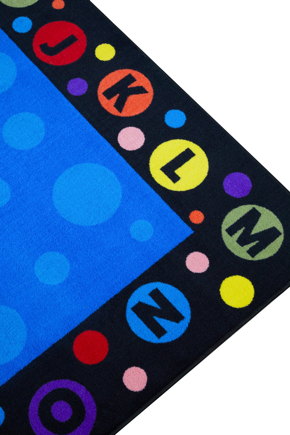 Alphabet Bubbles Classroom Rug - KidCarpet.com