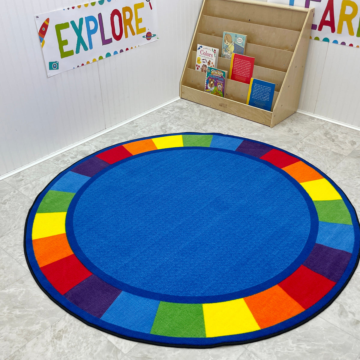 Colors Full Circle Rug – KidCarpet.com