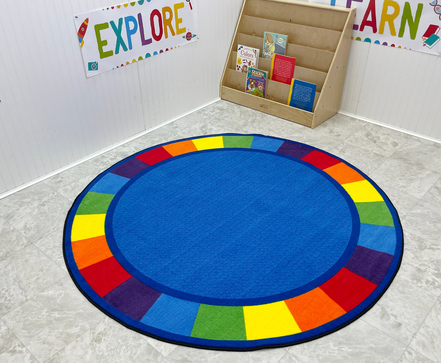 Colors Full Circle Rug – KidCarpet.com
