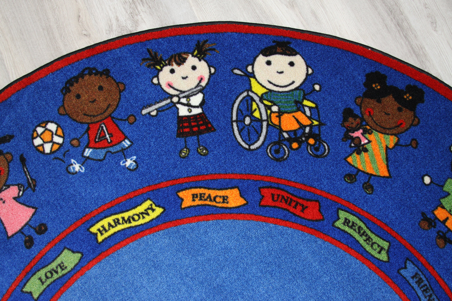 Friends Full Circle Rug – KidCarpet.com