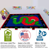 Learn With Inchworm Rug