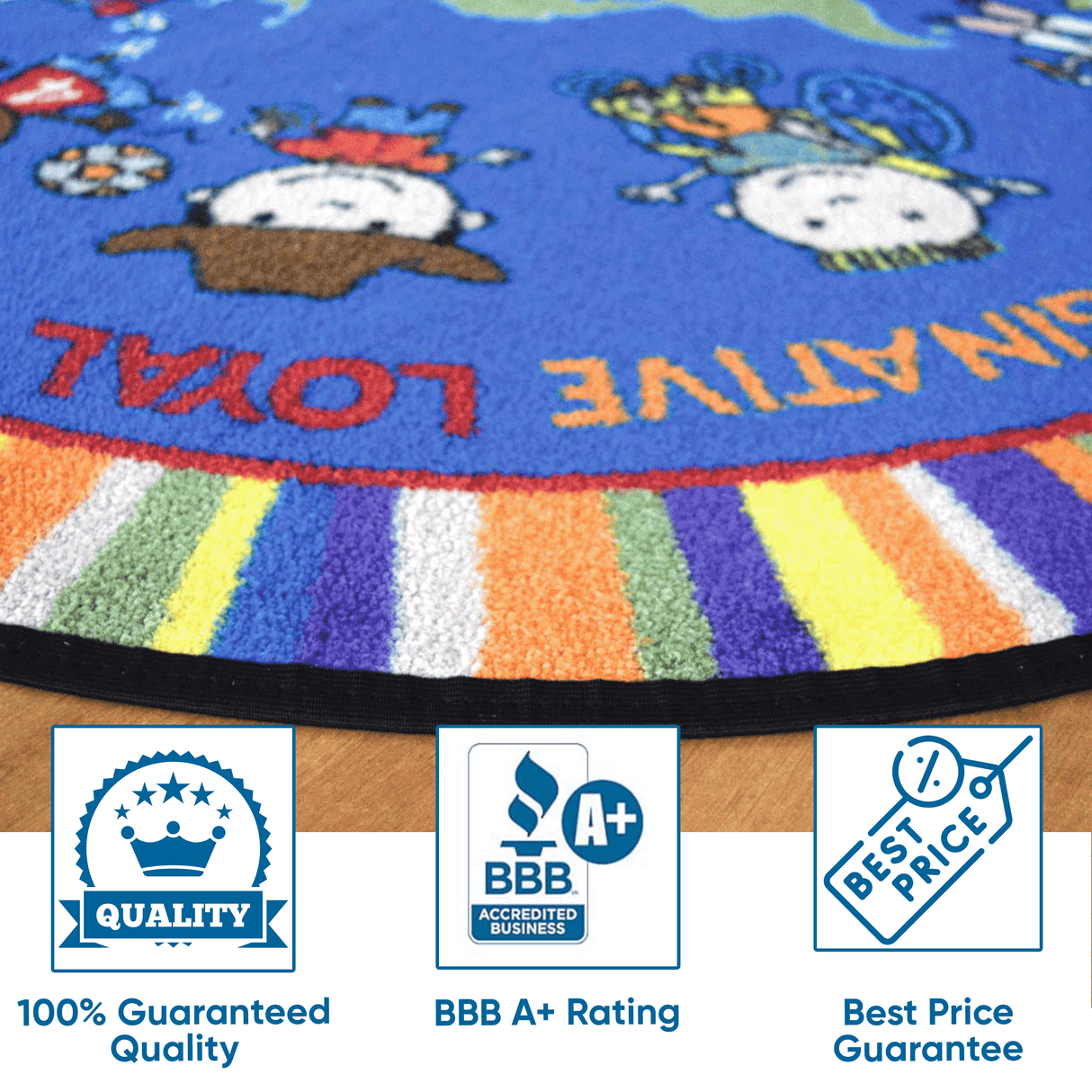Our World of Virtue Classroom Rug