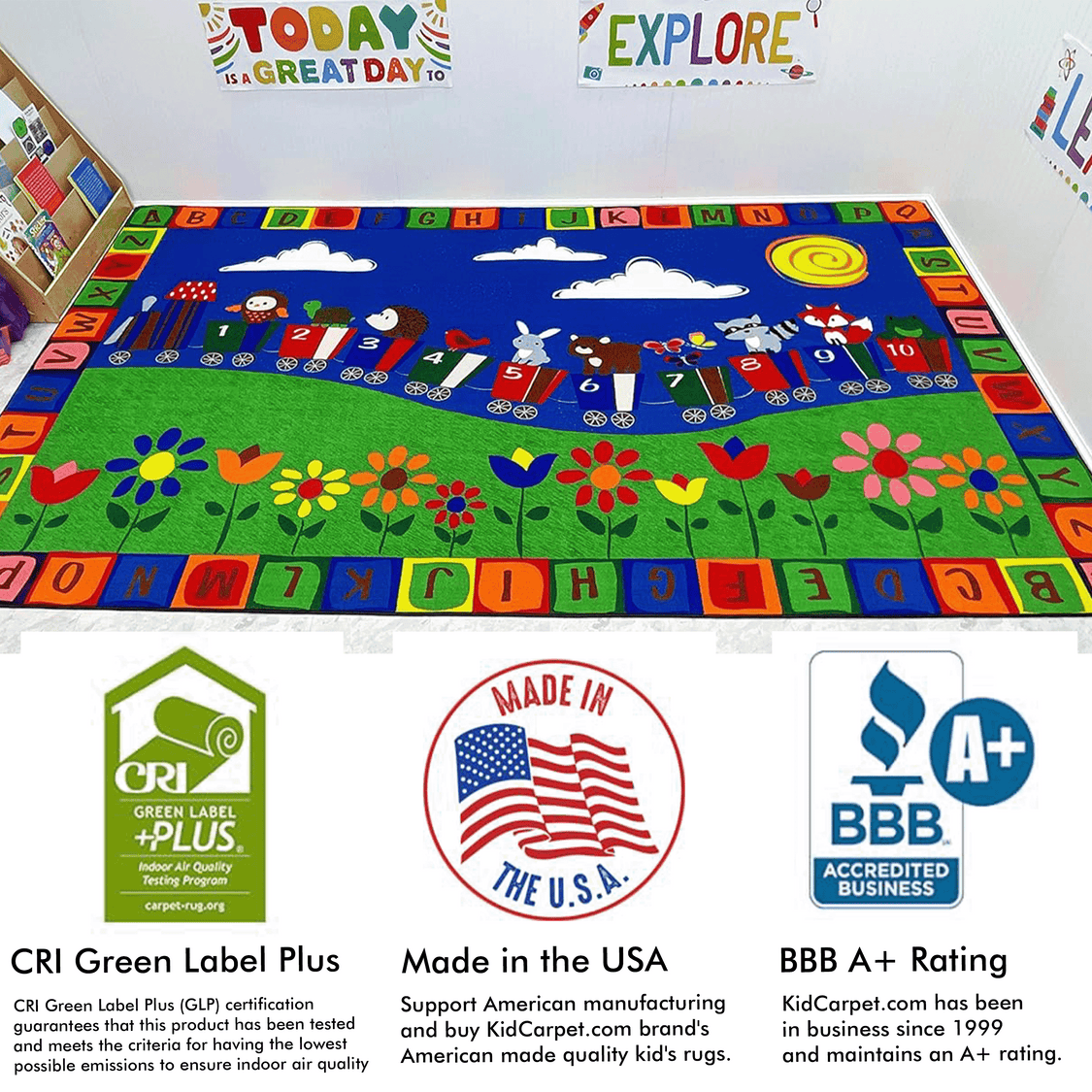 On the Train Rug – KidCarpet.com