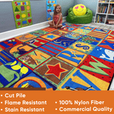 Letter Seating Rug