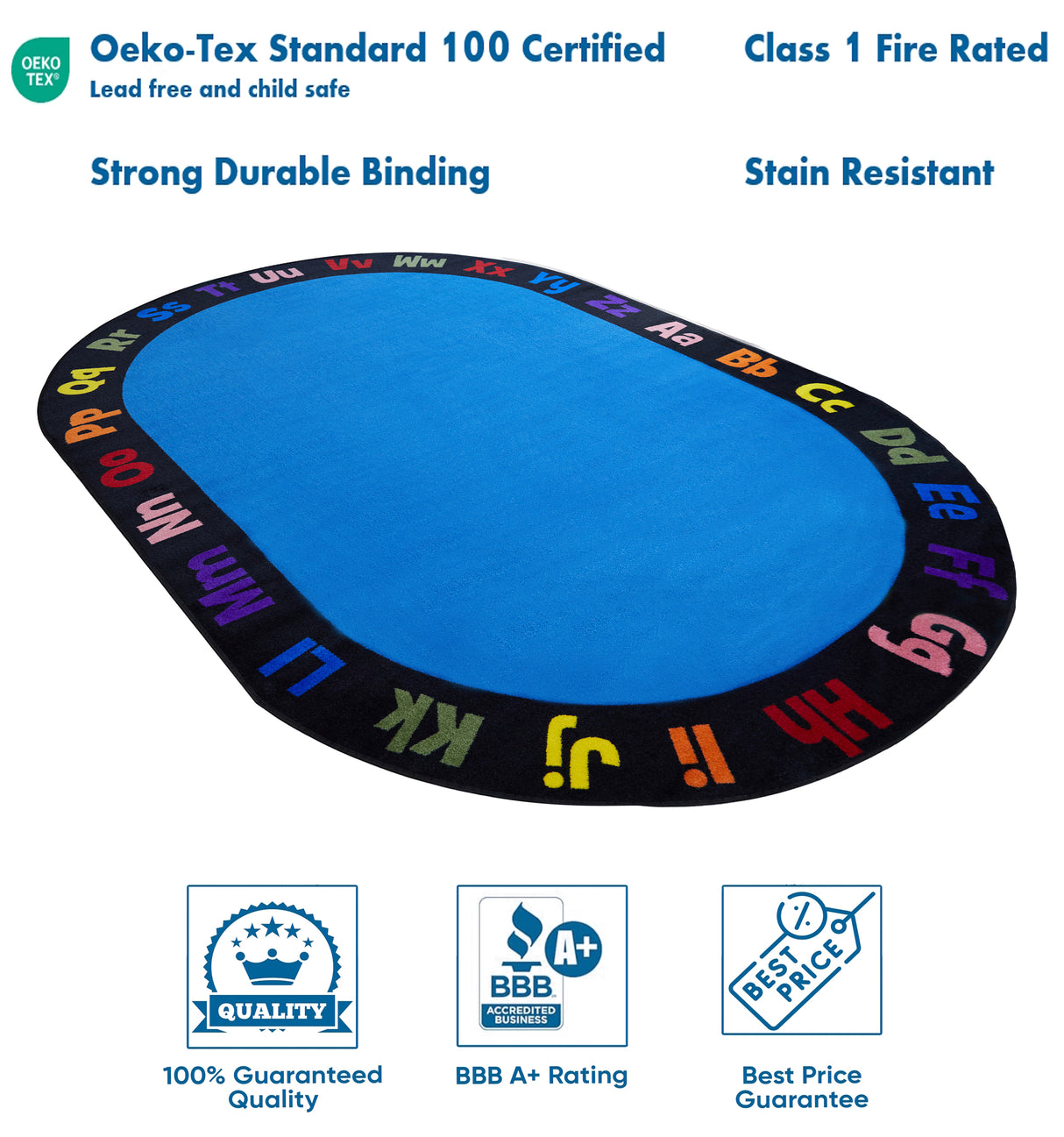 Learning My Alphabet Circletime Rug - KidCarpet.com