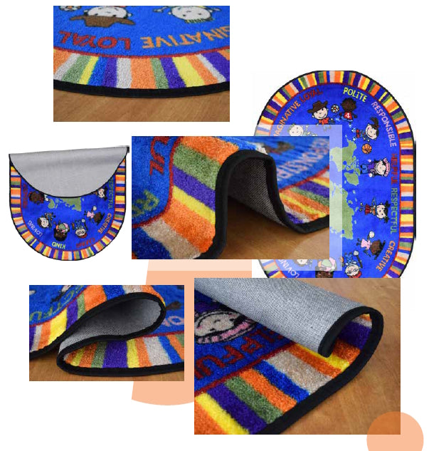 Our World of Virtue Classroom Rug