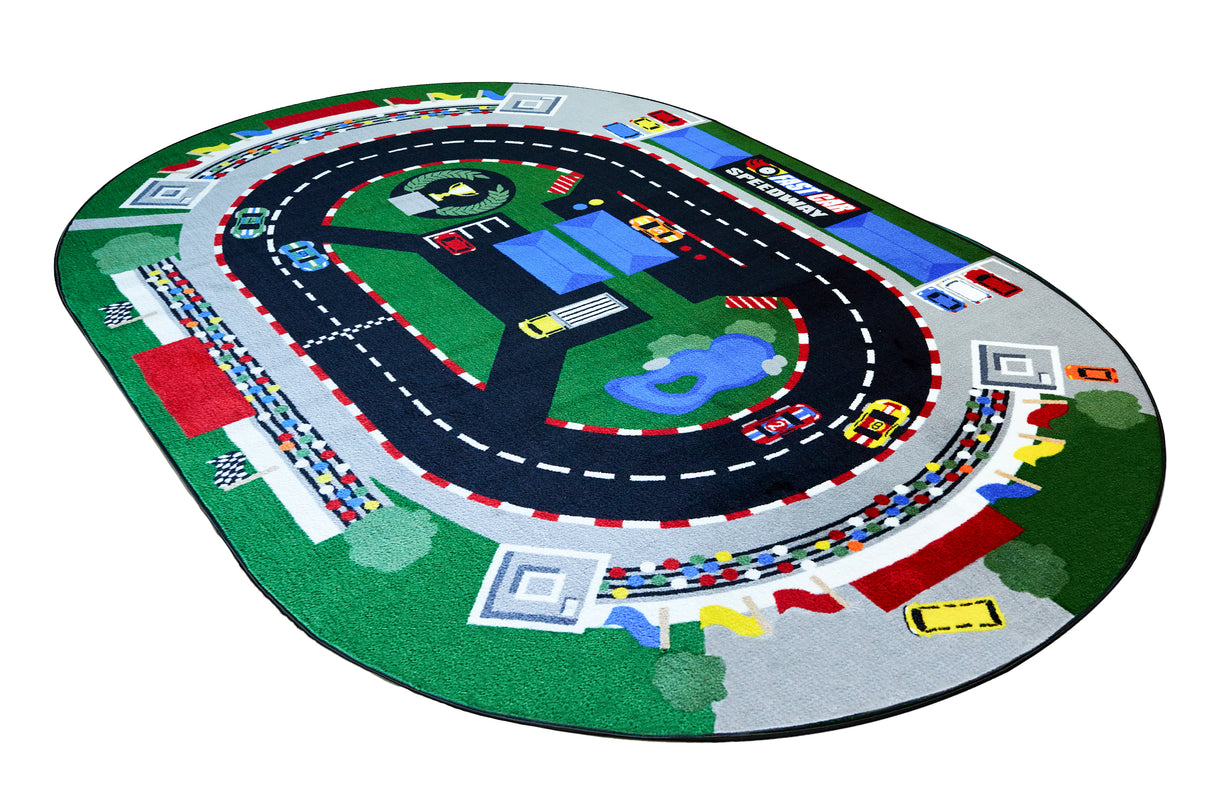Raceway Rug - KidCarpet.com
