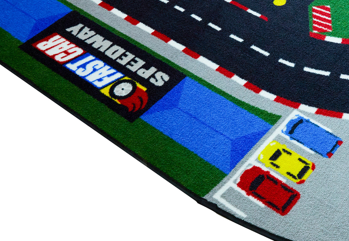 Raceway Rug - KidCarpet.com