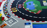 Raceway Rug - KidCarpet.com
