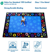 Alphabet Bubbles Classroom Rug - KidCarpet.com