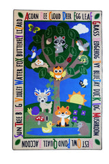 Forest Alphabet Learning Rug - KidCarpet.com