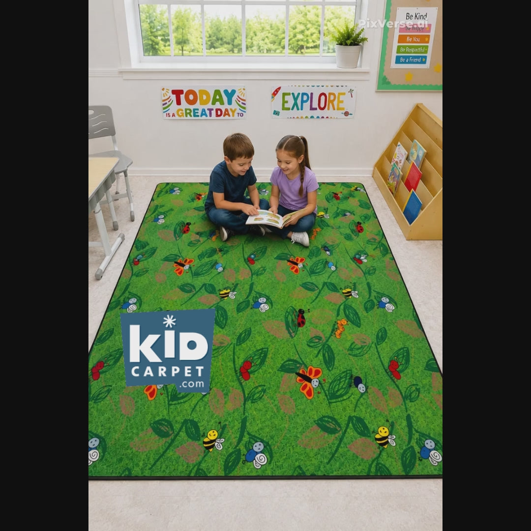 Buzzy Bugs Kids Rug