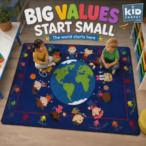 World Character Classroom Rugs