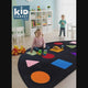 Shapes Seating Semicircle Rug