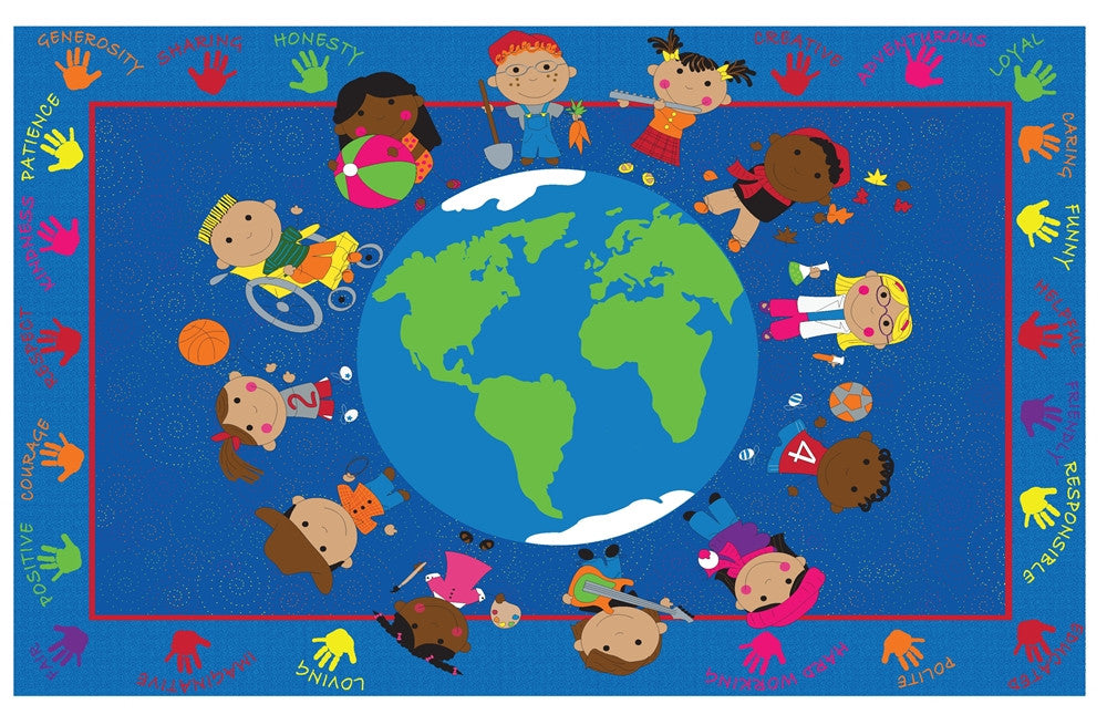 World Character Classroom Rugs - KidCarpet.com