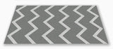 Chevron Kids Rug Grey on Grey - KidCarpet.com