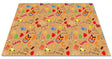 Playtime Doodle Wall to Wall Classroom Carpet Multi on Tan