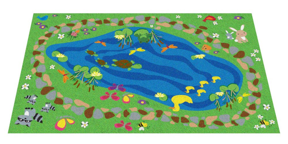 Nature All Around Us Kids Rug (small size) - KidCarpet.com