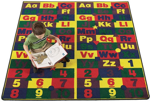 ABC 123's Educational Rug - KidCarpet.com