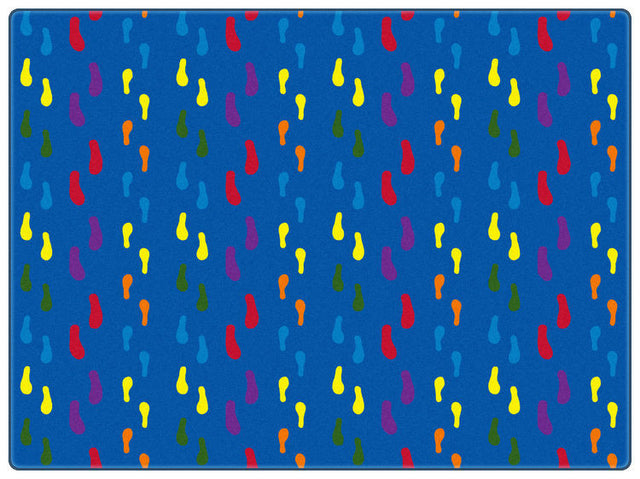 Footprints Wall to Wall Carpet - KidCarpet.com