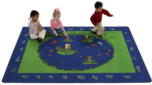 Frogs Learning Rug