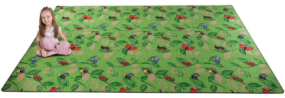 Buzzy Bugs Wall to Wall Carpet for Kids - KidCarpet.com