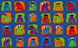 Cute Little Creatures Classroom Seating Rug
