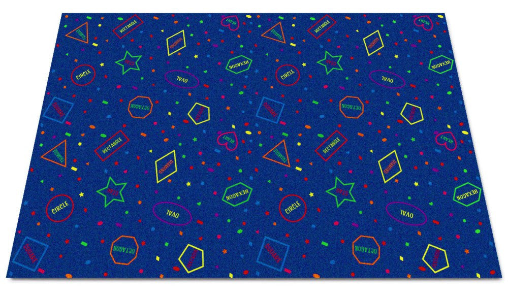 I Know My Shapes Children's Rug - KidCarpet.com