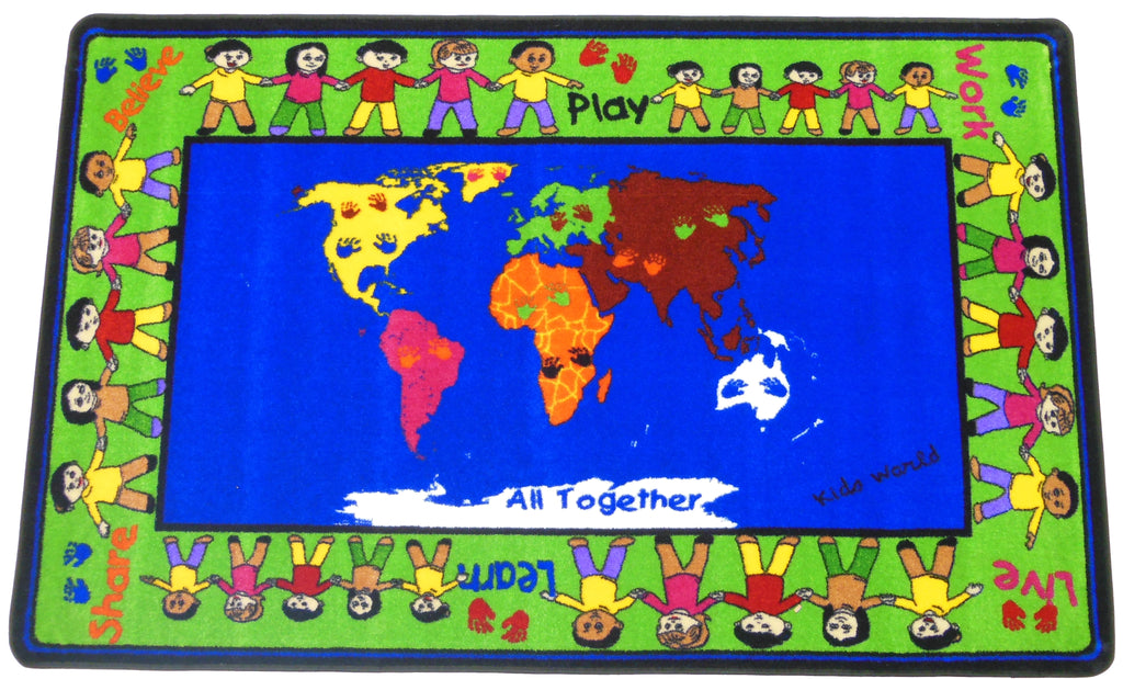 All Together Friendship Daycare Rug