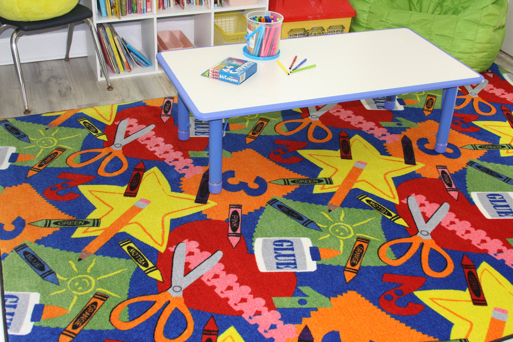 Arts and Crafts Wall to Wall Children's Carpet