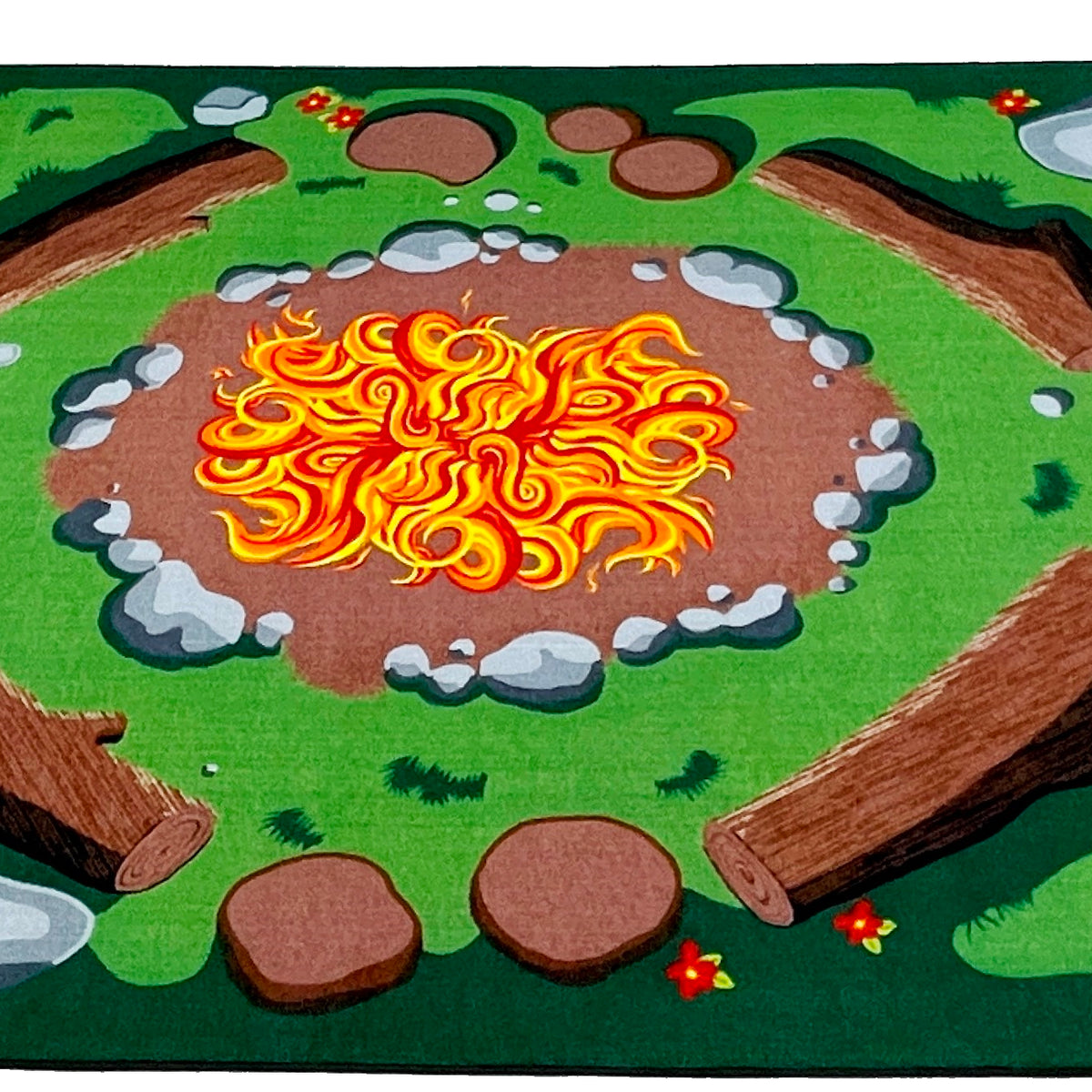 Campfire Playtime Rug – KidCarpet.com