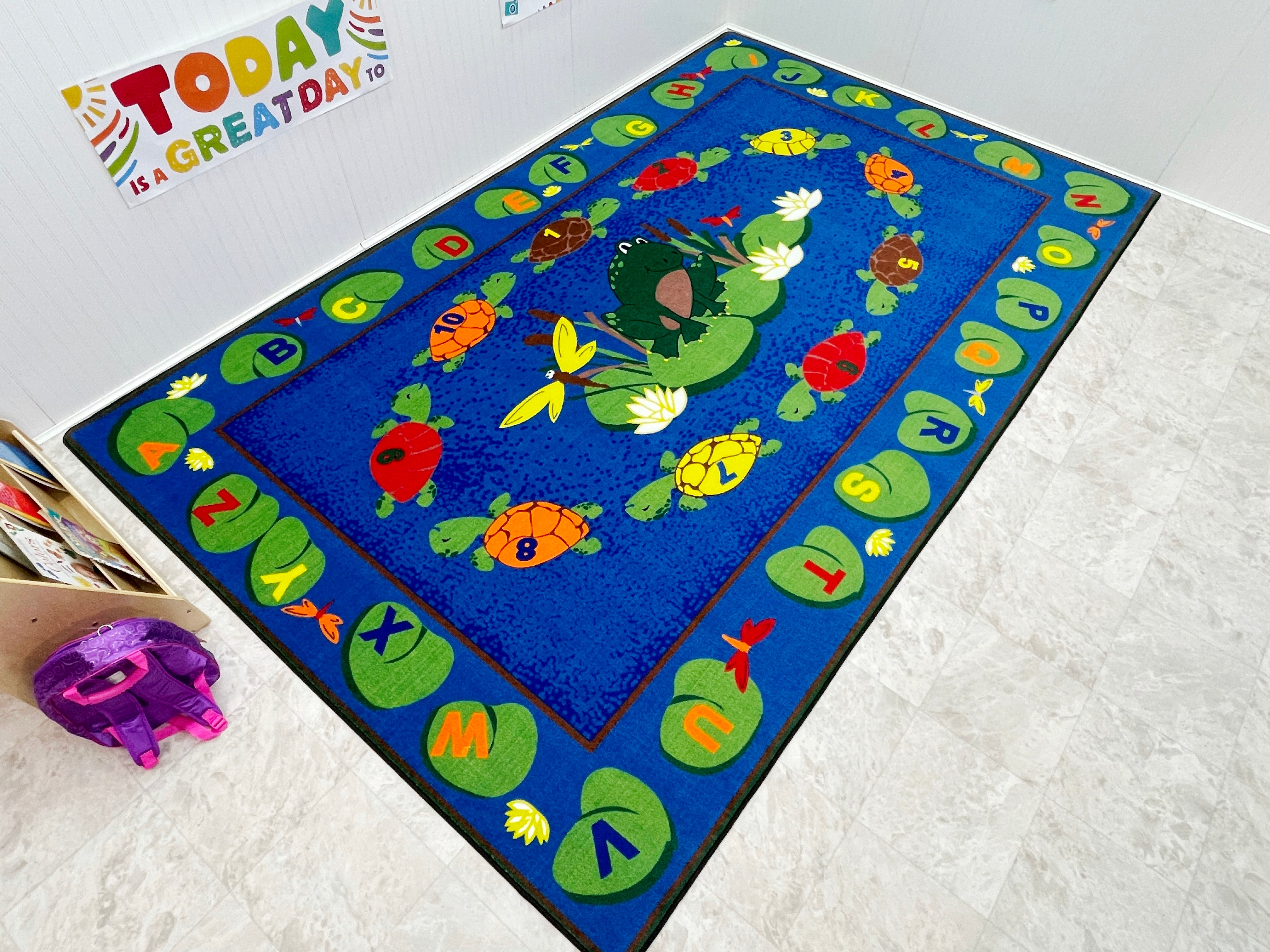 Circle Turtle Rug Turtle Circle Time Rug – KidCarpet.com