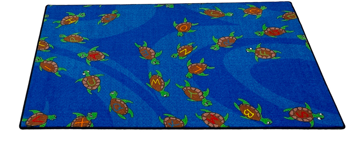 Turtle School Rug High Quality Kids and Classroom Rugs - Guaranteed for Life – KidCarpet.com