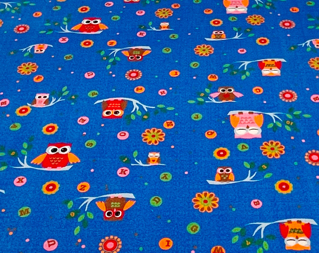 Counting Owls With ABCs Children's Wall to Wall Carpet - KidCarpet.com