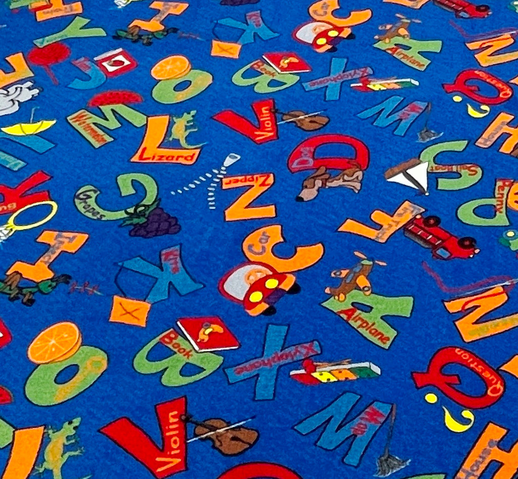 I Know My ABC's Children's Wall to Wall Carpet - KidCarpet.com