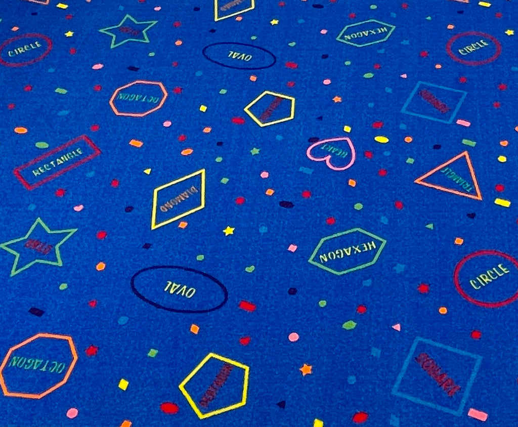 I Know My Shapes Children's Rug - KidCarpet.com