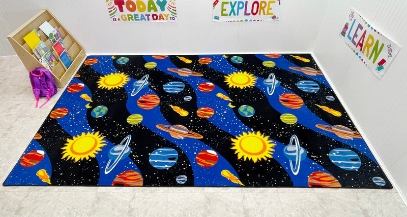 Solar System Planet Rug – KidCarpet.com