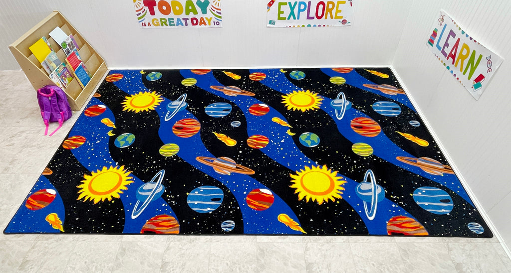 Solar System Planet Rug