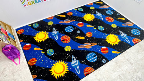 Solar System Planet Rug