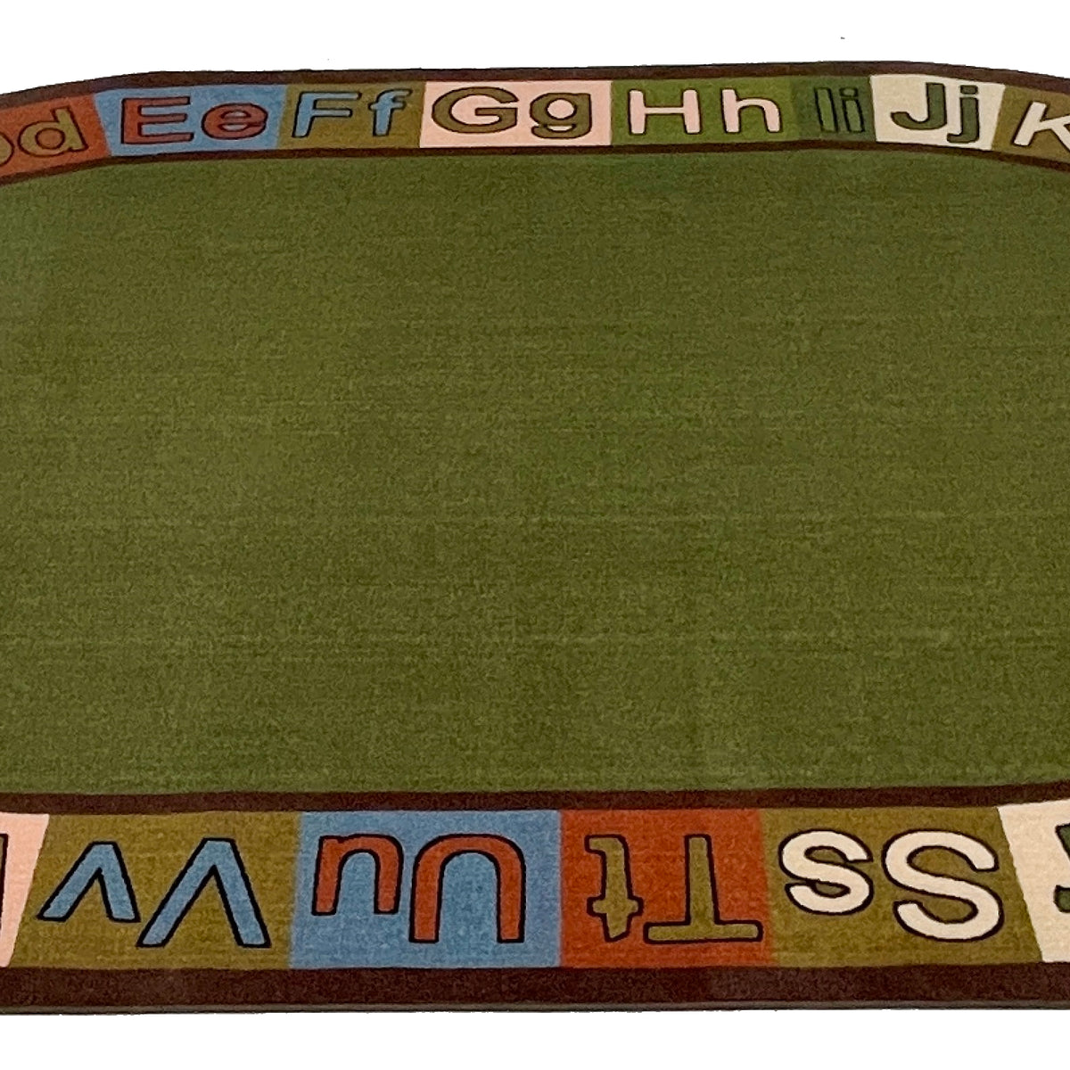 Alpha Circle Time ABC Rug With EARTH TONE Colors – KidCarpet.com