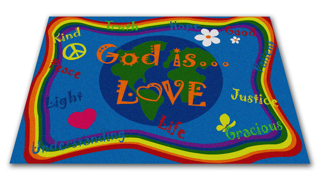 God is Love Rug