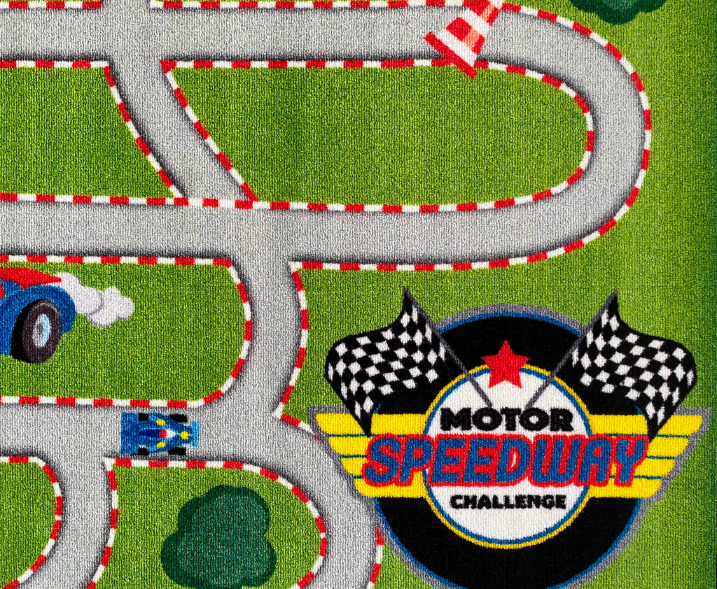 Race Track Maze Rug - KidCarpet.com