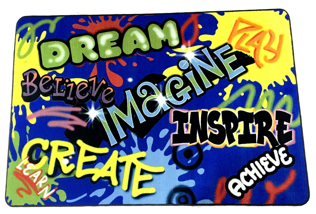 Inspiration Graffiti Kids Rug - KidCarpet.com