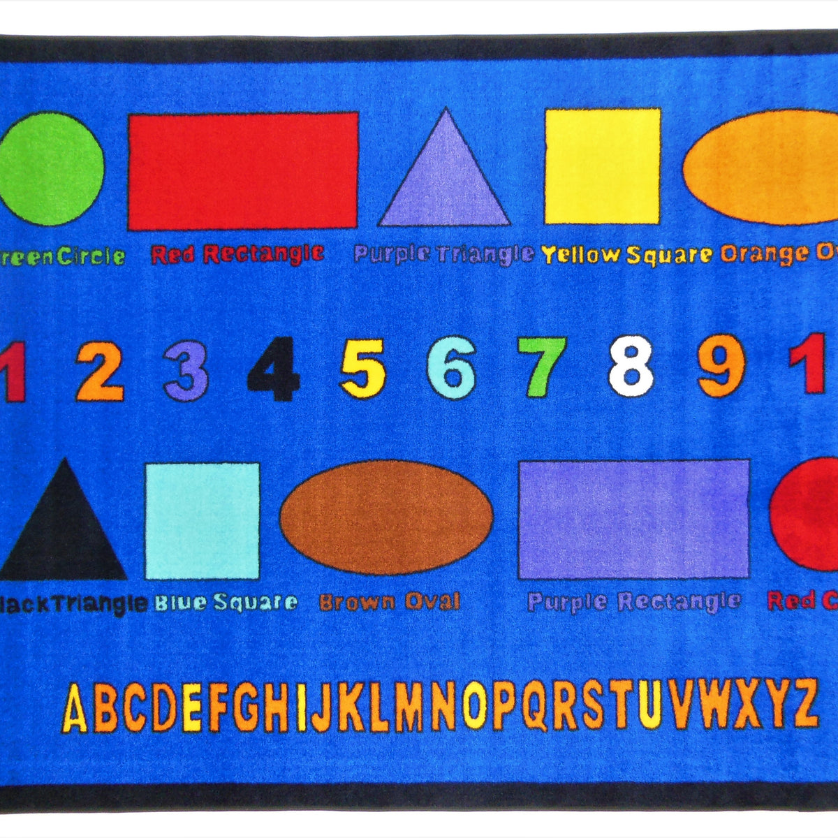 Alphabet Numbers and Shapes Rug – KidCarpet.com